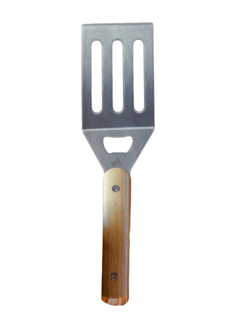 SpatulaThis high-resistance stainless  steel spatula is perfect for flipping, moving, and serving.